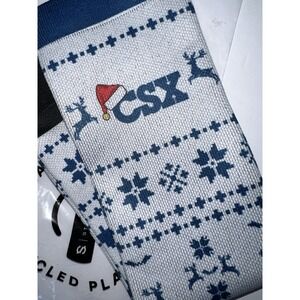 New CSX CHRISTMAS Socks UGLY CHRISTMAS SWEATER SOCKS STRIDELINE RECYCLED‎